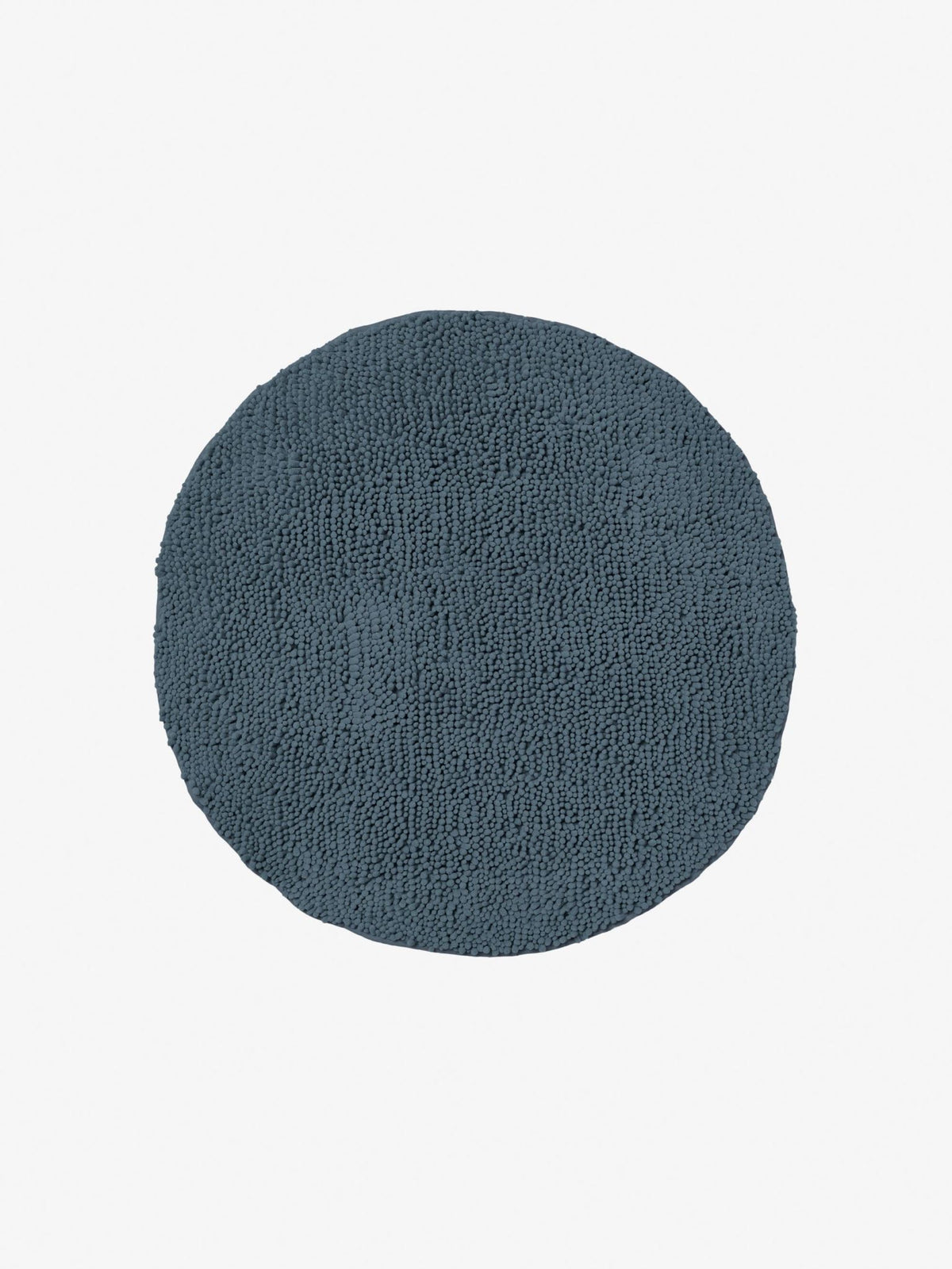Bath Mat - Reed Toggle Ocean Circular Linen House - 90cm Round Blue
