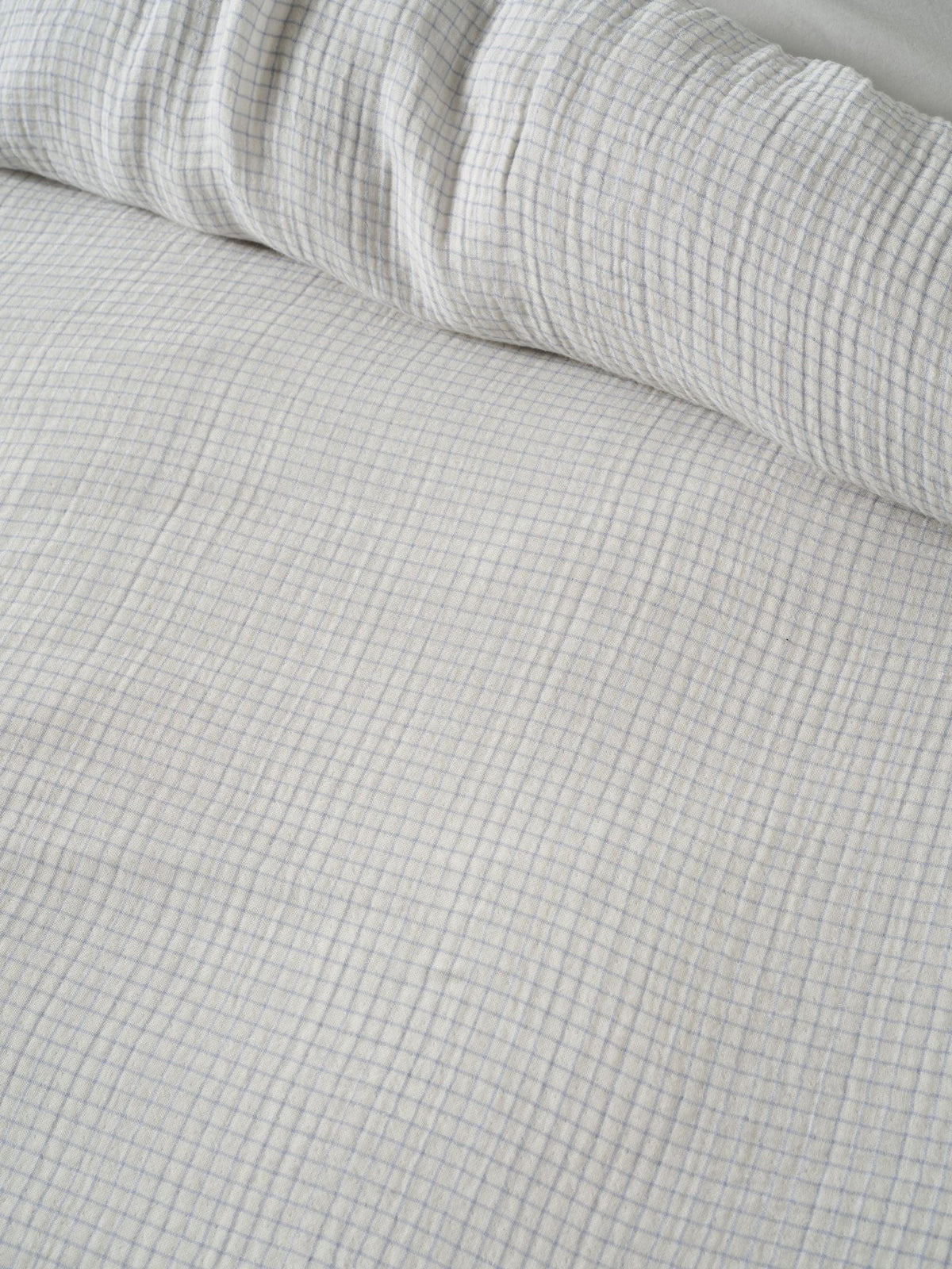 Quilt Cover Set - Rohan Linen House - Super King Blue