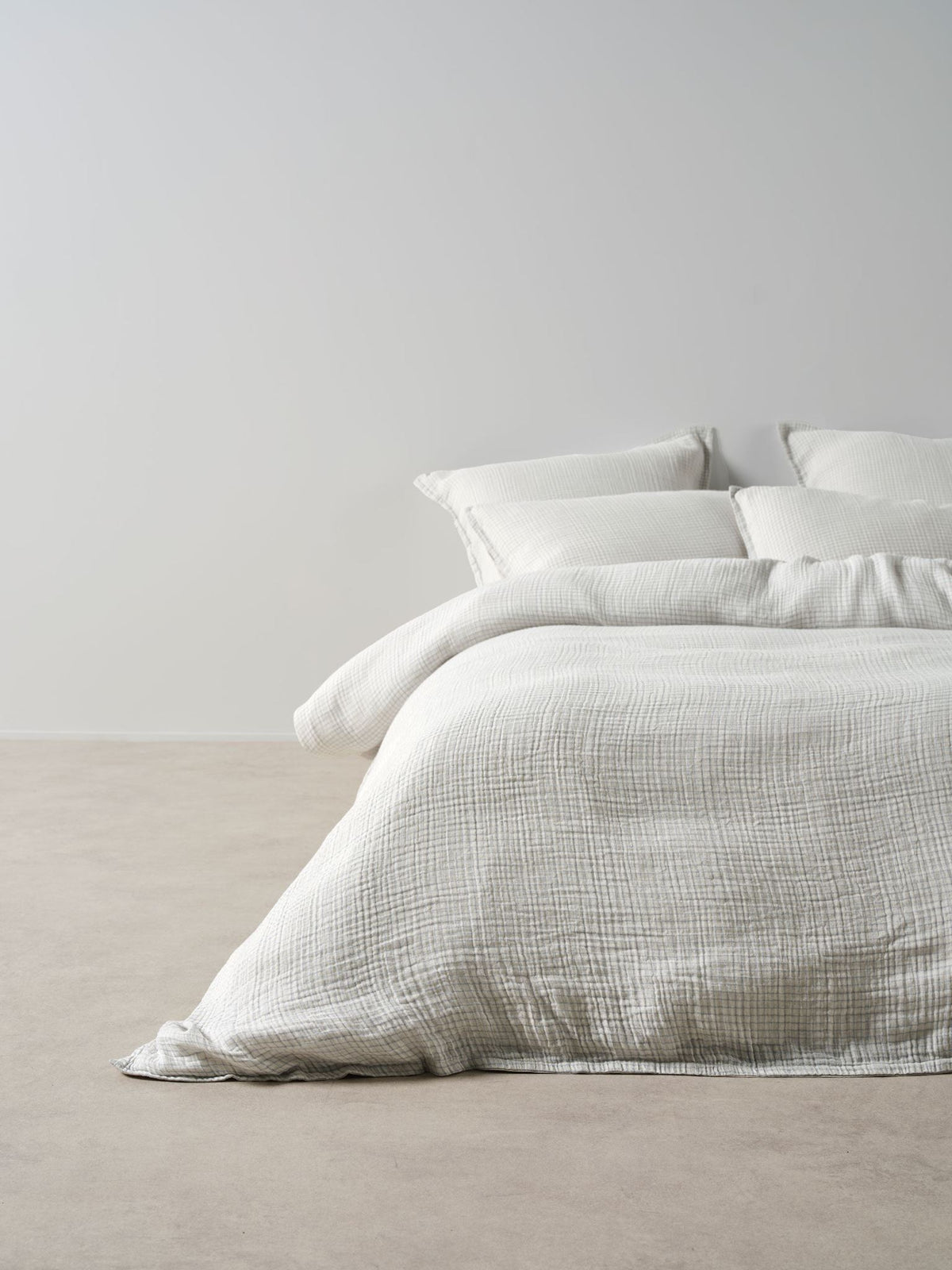 Quilt Cover Set - Rohan Linen House - Super King Blue