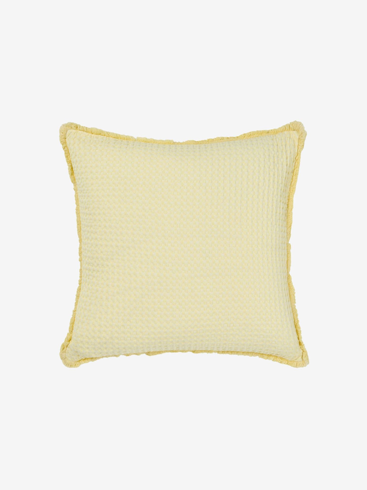 Cushion - Saltwater Butter 45X45cm Linen House - 45cm x 45cm Yellow