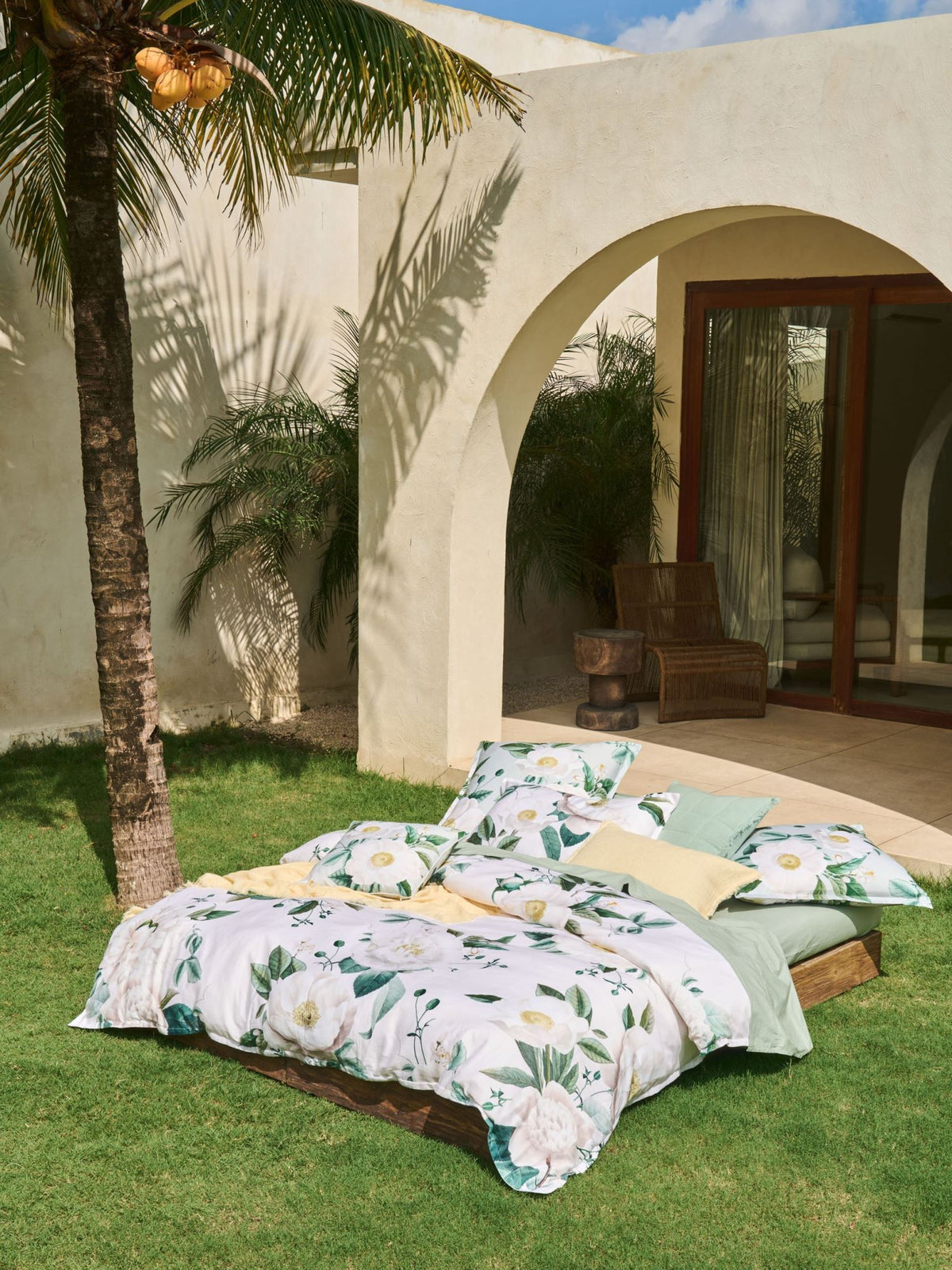 Quilt Cover Set - Loretta Linen House - King White