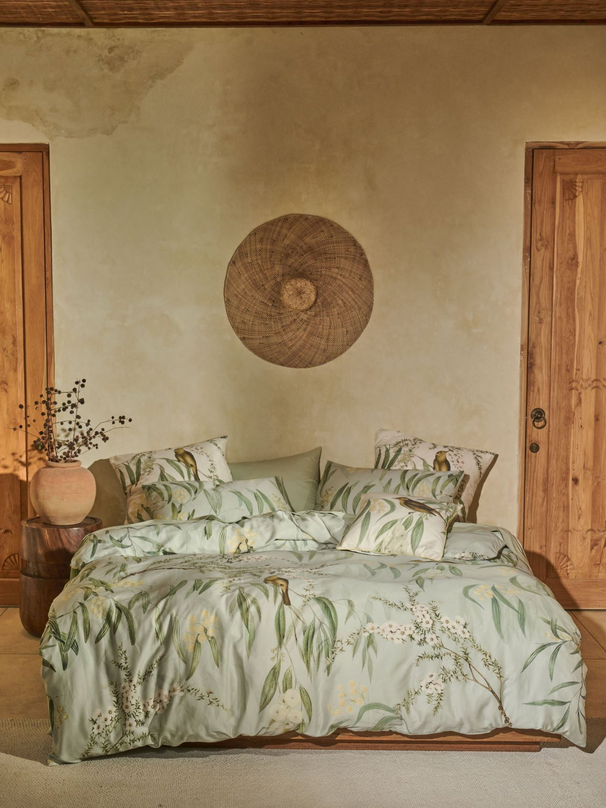 Quilt Cover Set - Eppalock Linen House - Double Green