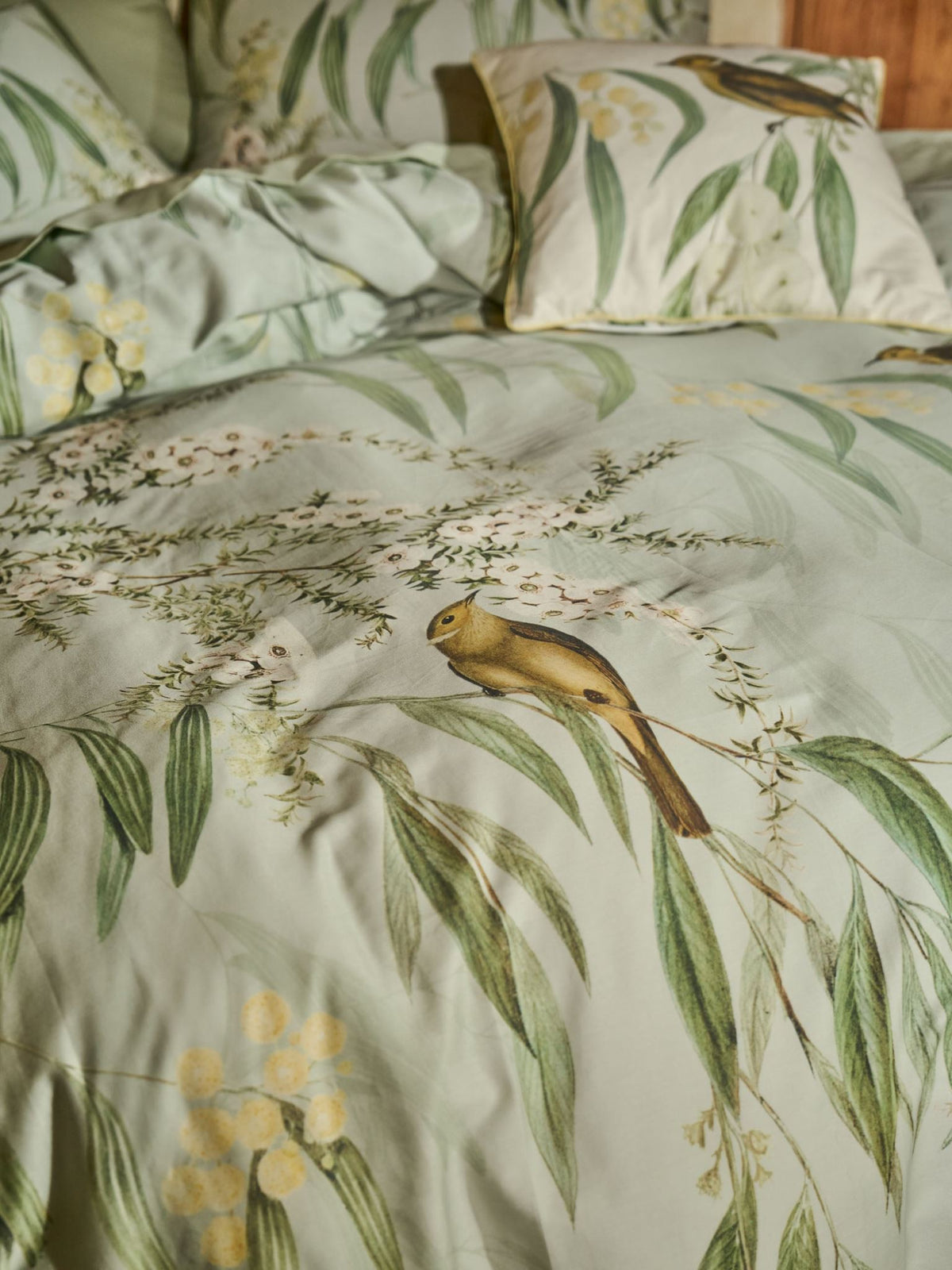 Quilt Cover Set - Eppalock Linen House - Double Green