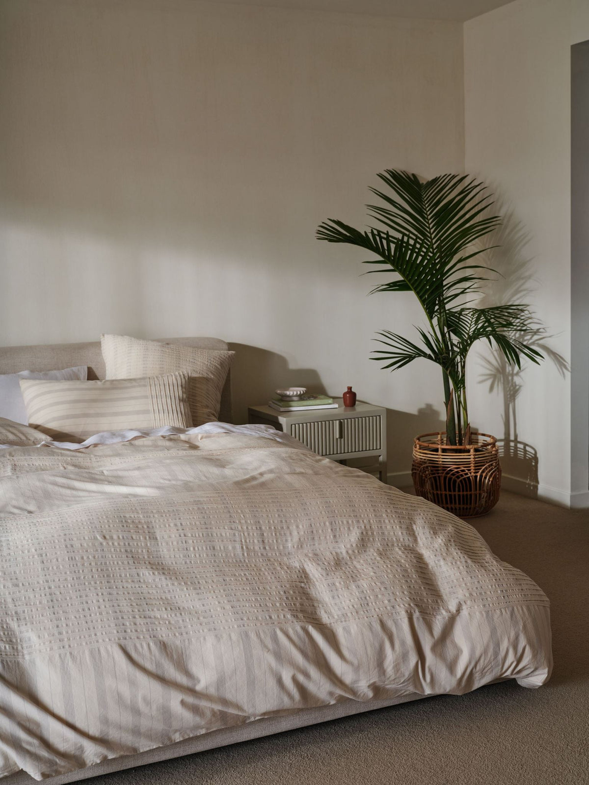 Quilt Cover Set - Pambula Linen House - Double Natural