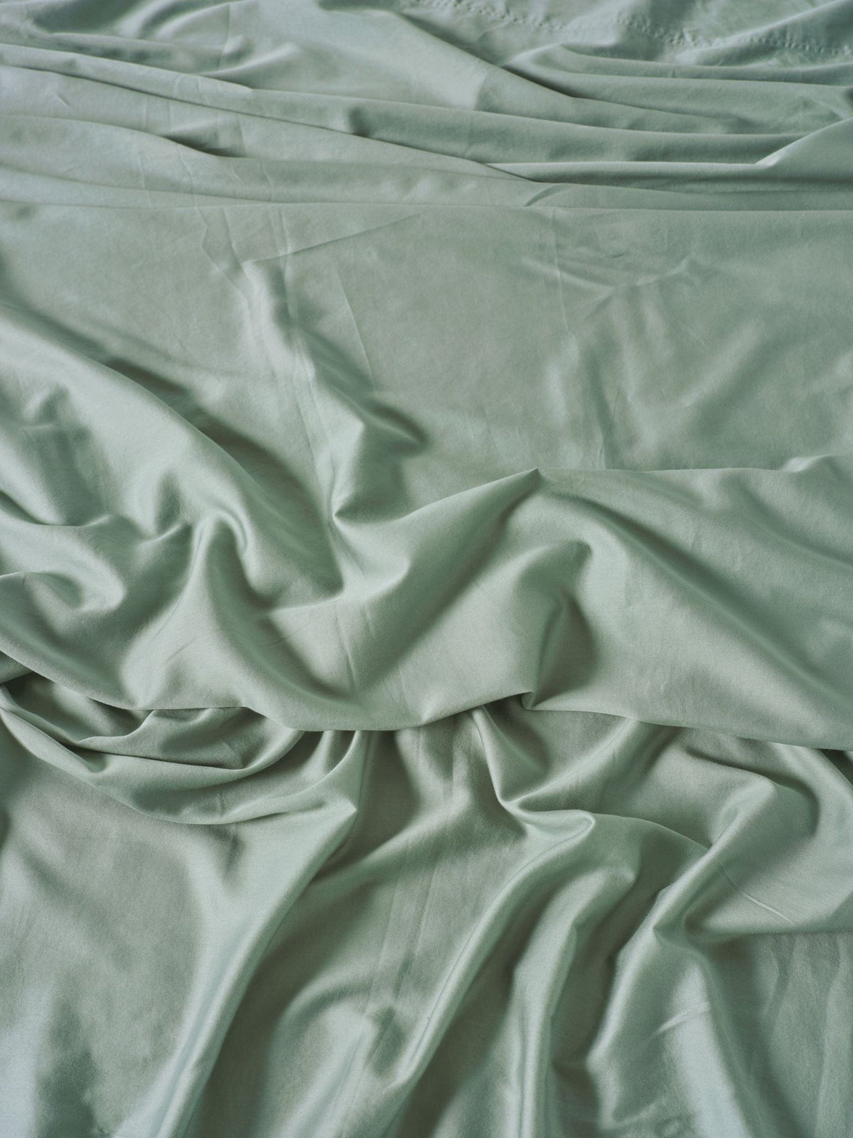 Sheet Set - Surf Wash Seafoam 400 Thread Count Linen House - King Single Green