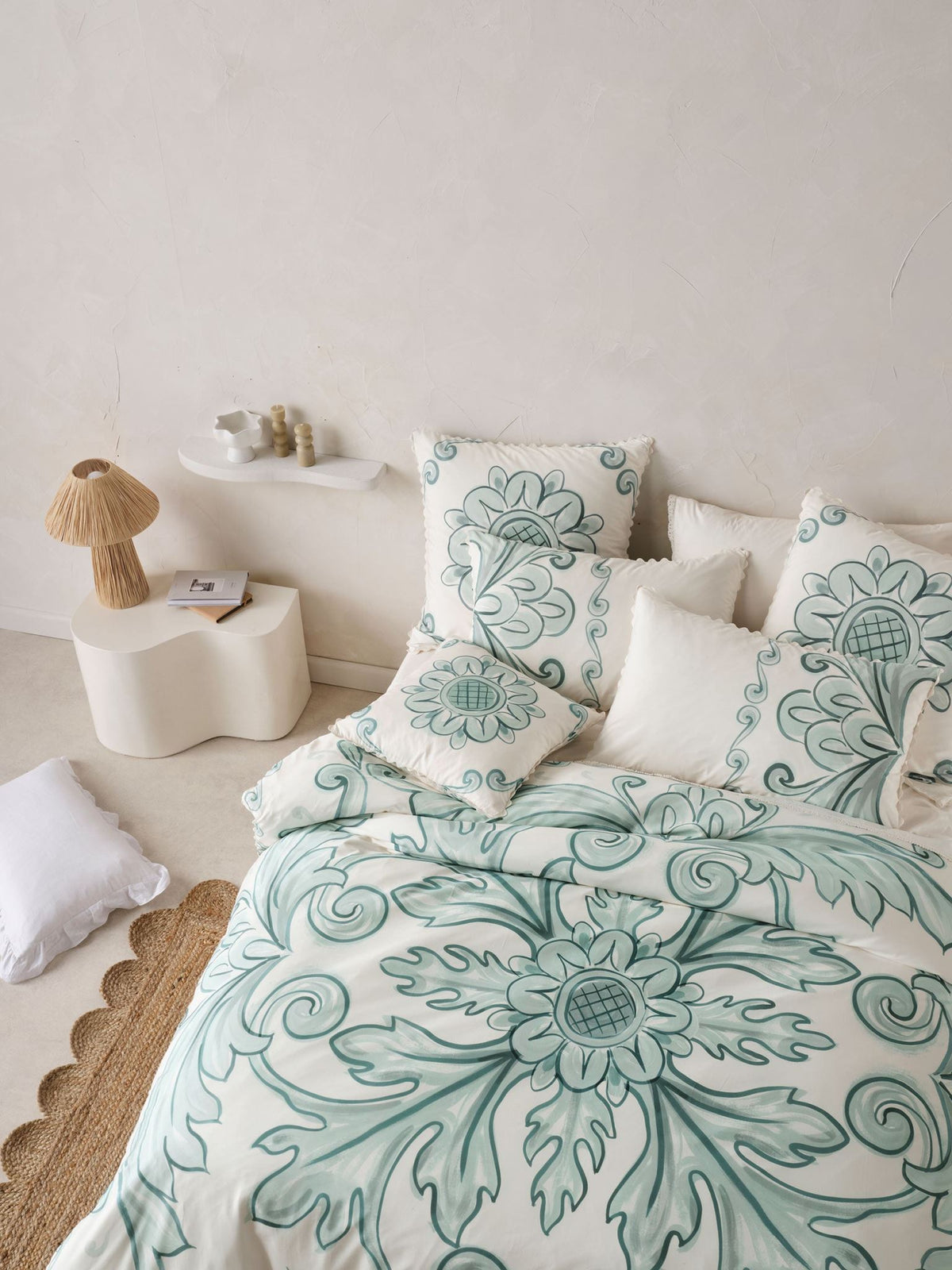 Quilt Cover Set - Thalia Linen House - Double Blue