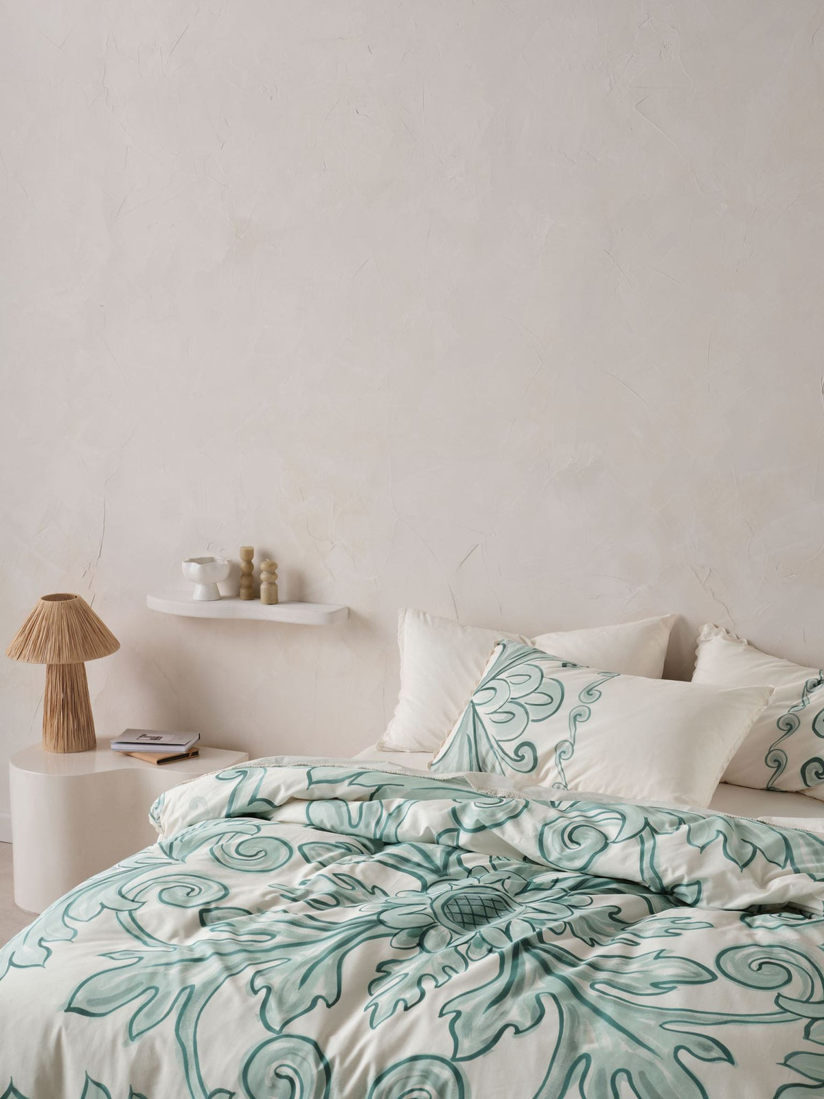 Quilt Cover Set - Thalia Linen House - Double Blue