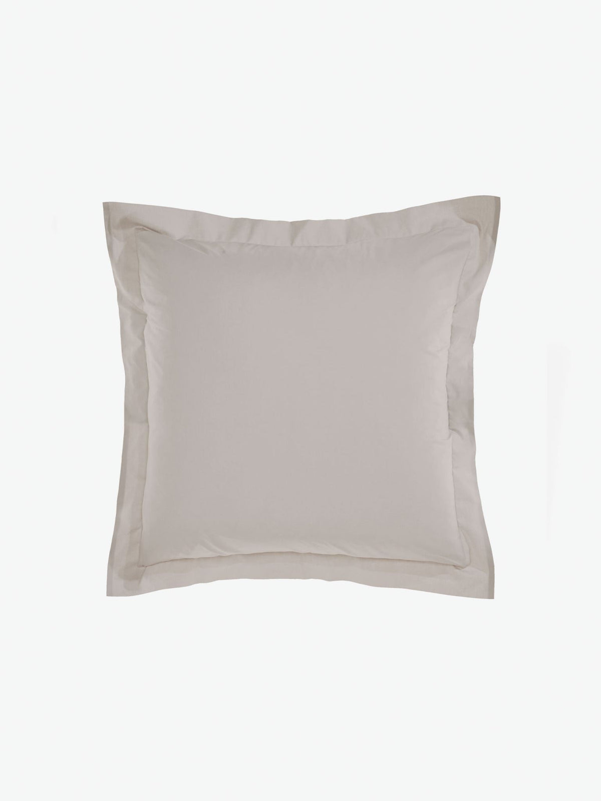 European Pillowcase - 300 Thread Count Cotton Percale Vienna - 65cm x 65cm Grey