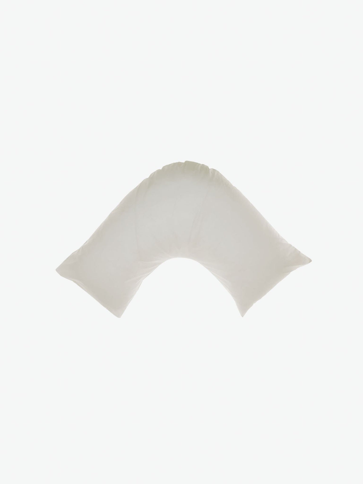 Pillowcase - 300 Thread Count Cotton Percale Vienna Linen House - U-Shaped Grey