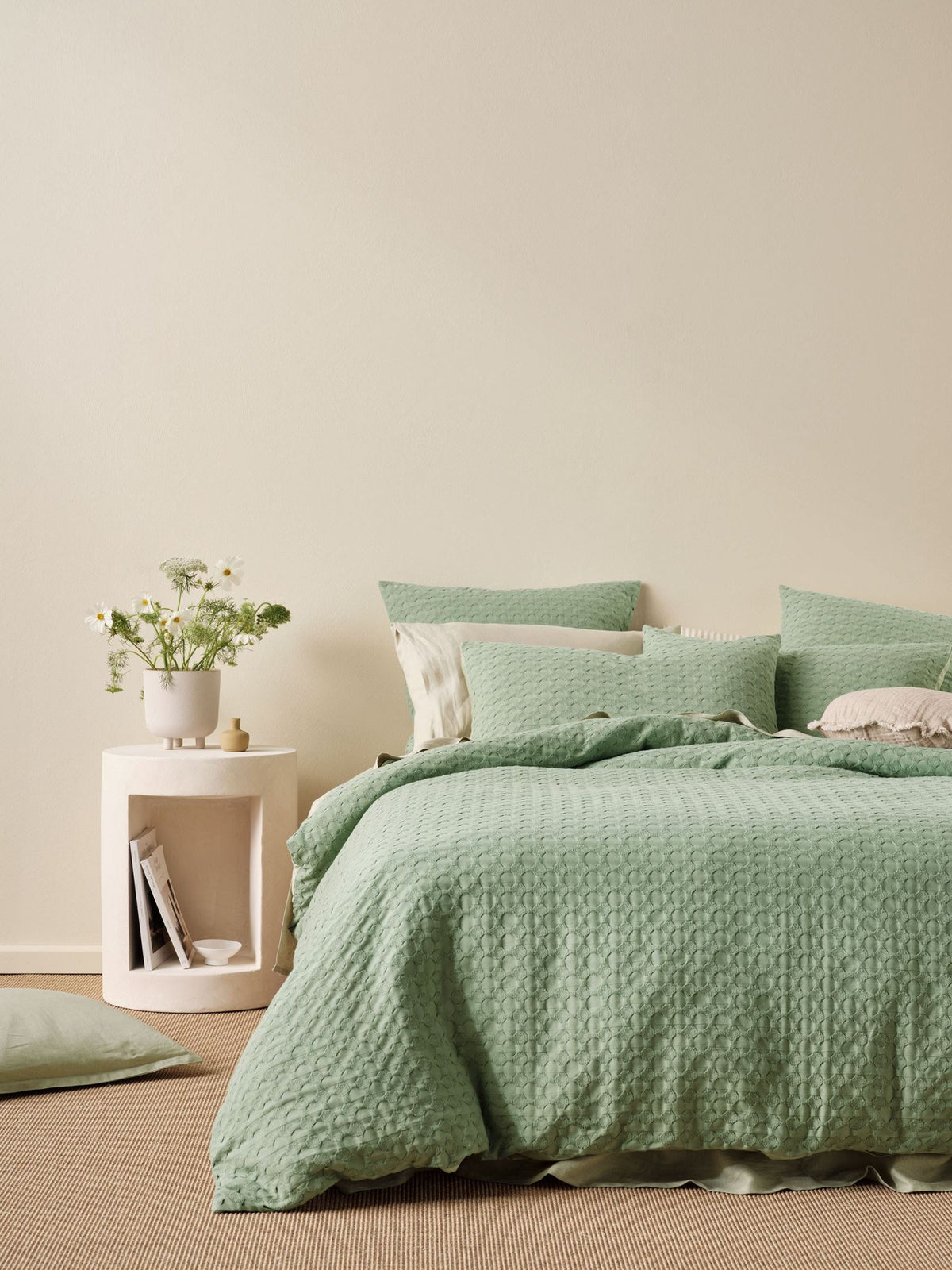 Quilt Cover Set - Vista Linen House - Queen Green