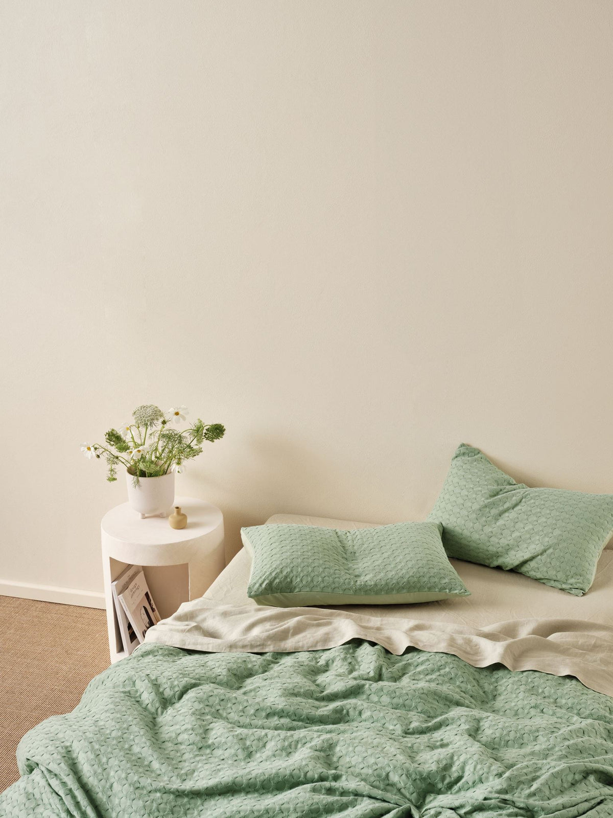 Quilt Cover Set - Vista Linen House - Queen Green