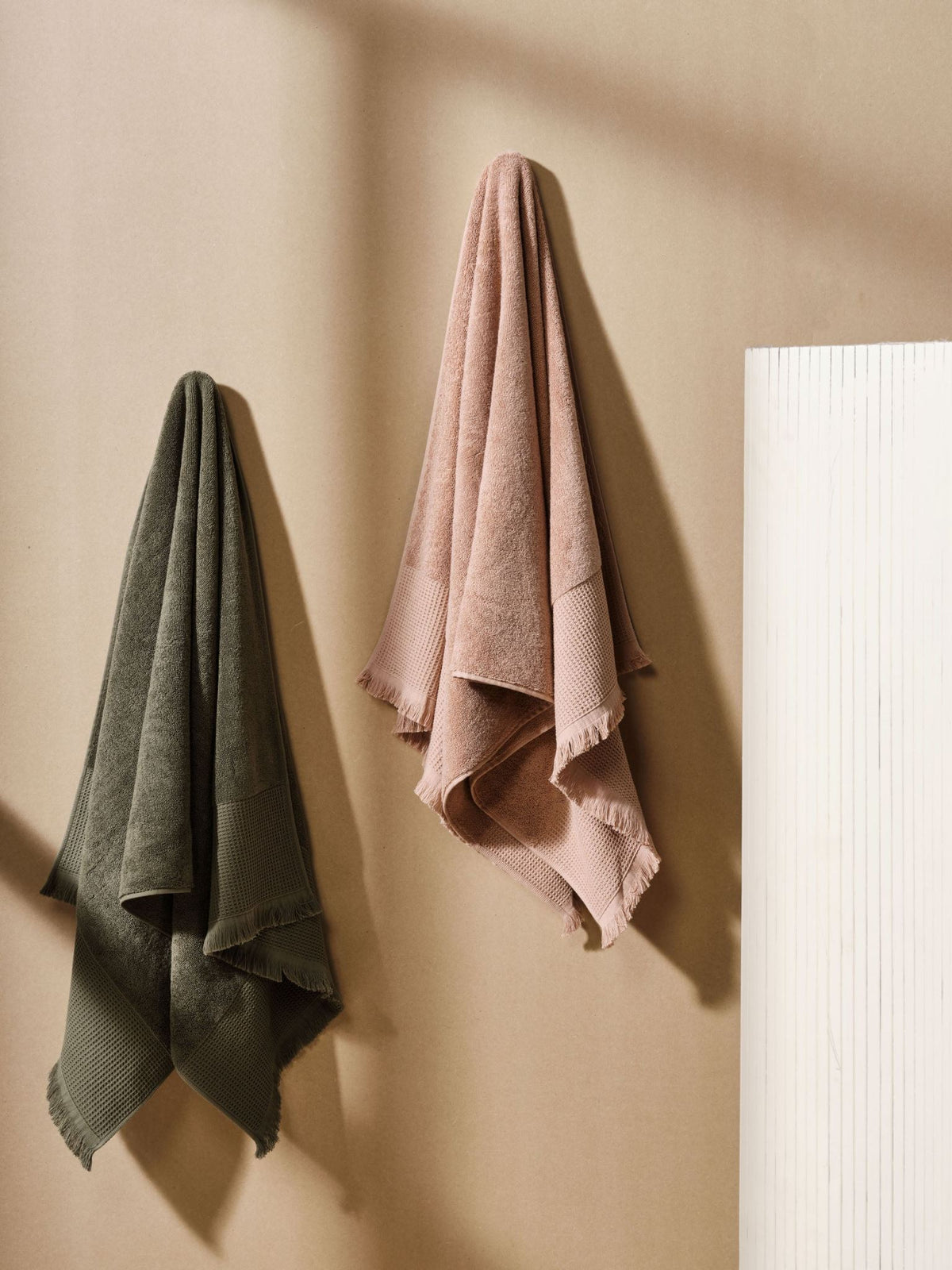 Hand Towel - Eden Clay Linen House - 40cm x 71cm Pink