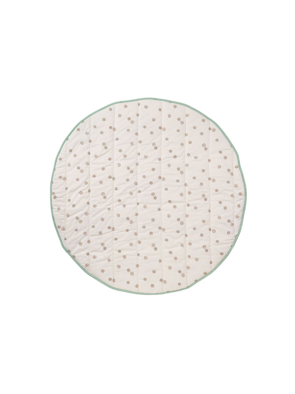 Folk Woodland 120cm Round Playmat by Linen House Kids - (Blush)