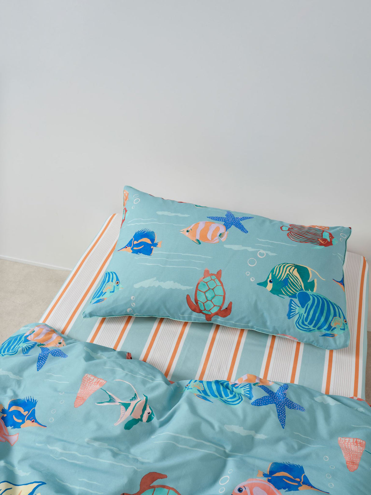 Under the Sea Duvet Cover Set by Linen House Kids - Double (Aqua)