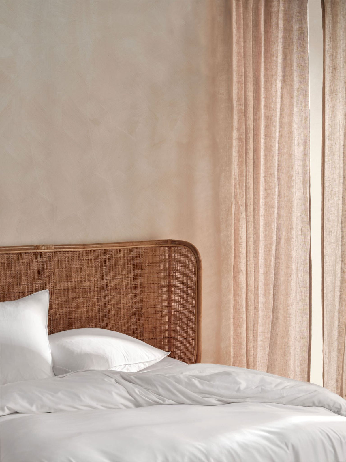 Quilt Cover Set - 400 Thread Count Bamboo Cotton Nara - Super King White