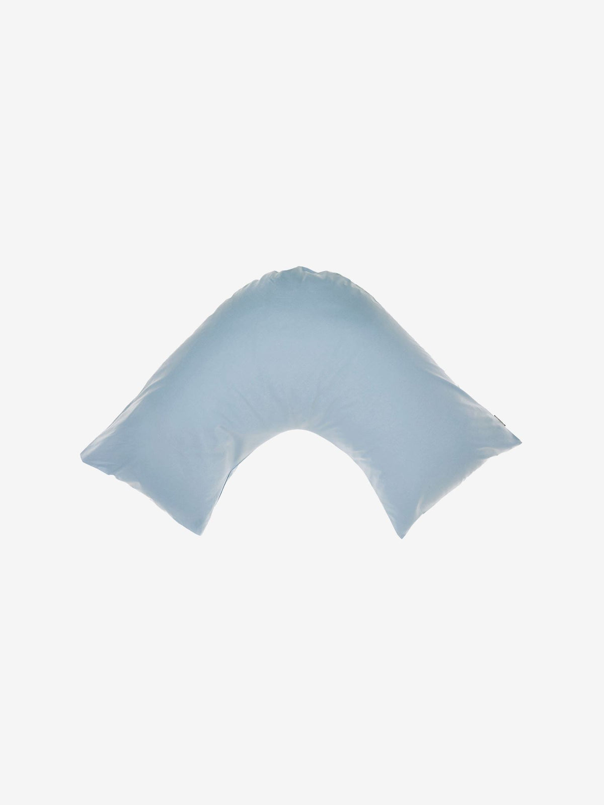 Pillowcase - 300 Thread Count Cotton Percale Vienna Linen House - U-Shaped Blue