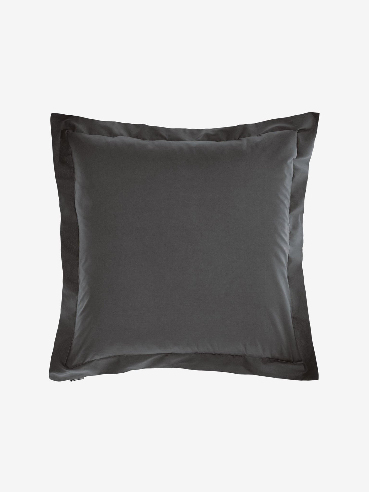 European Pillowcase - 300TC Cotton Percale Vienna - 65cm x 65cm Charcoal