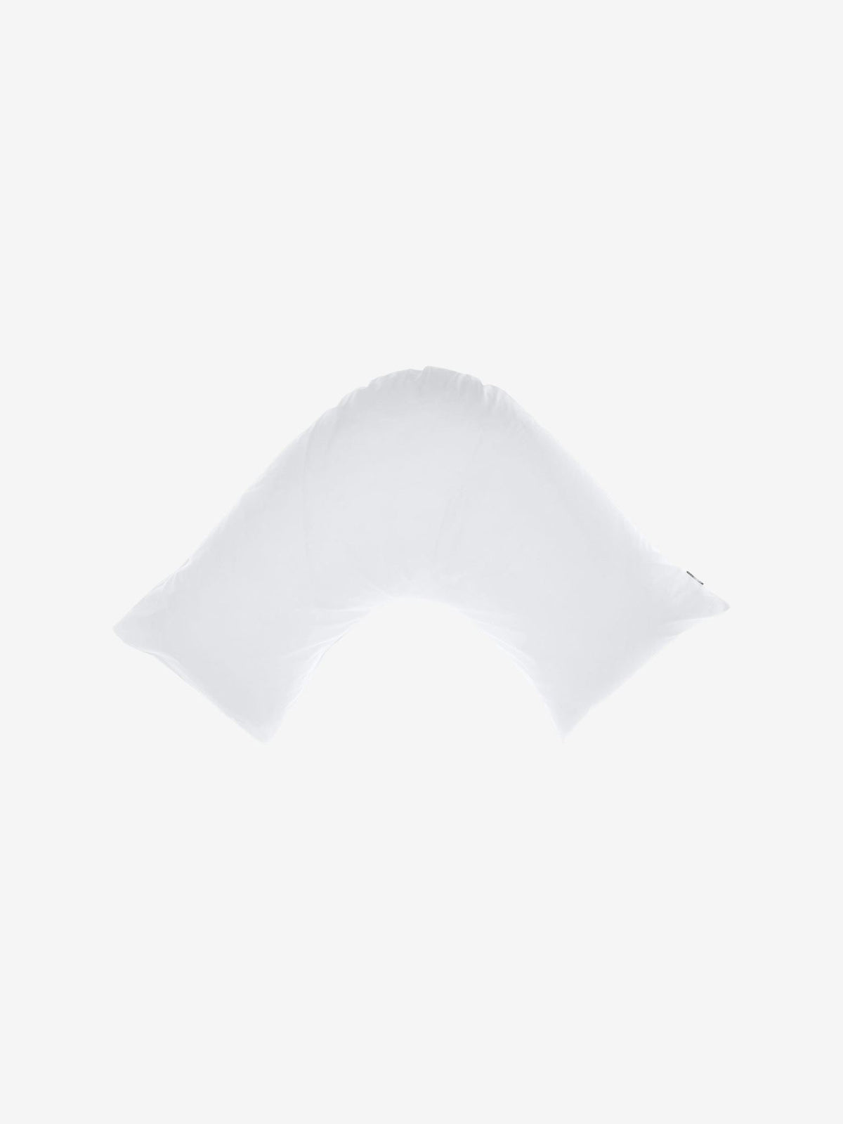Pillowcase - 300 Thread Count Cotton Percale Vienna - U-Shaped White
