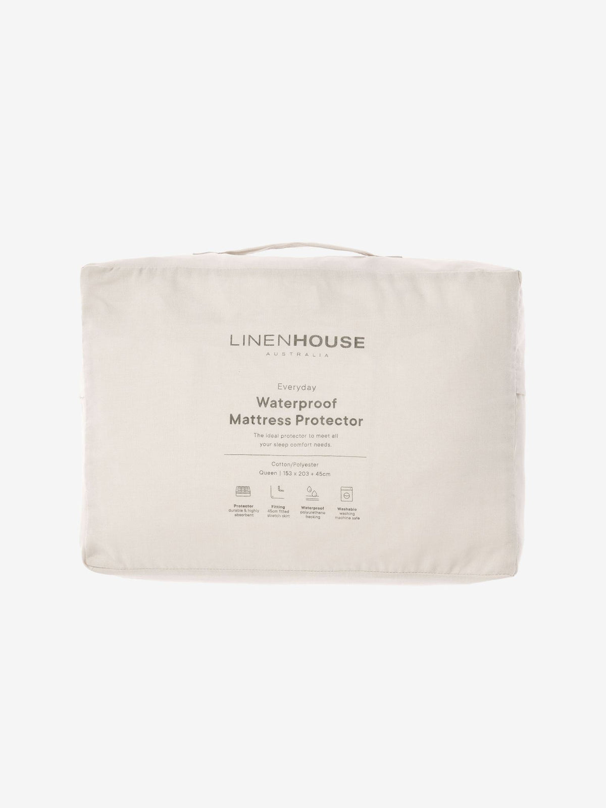 Mattress Protector - Everyday Waterproof 160 GSM Linen House - Queen