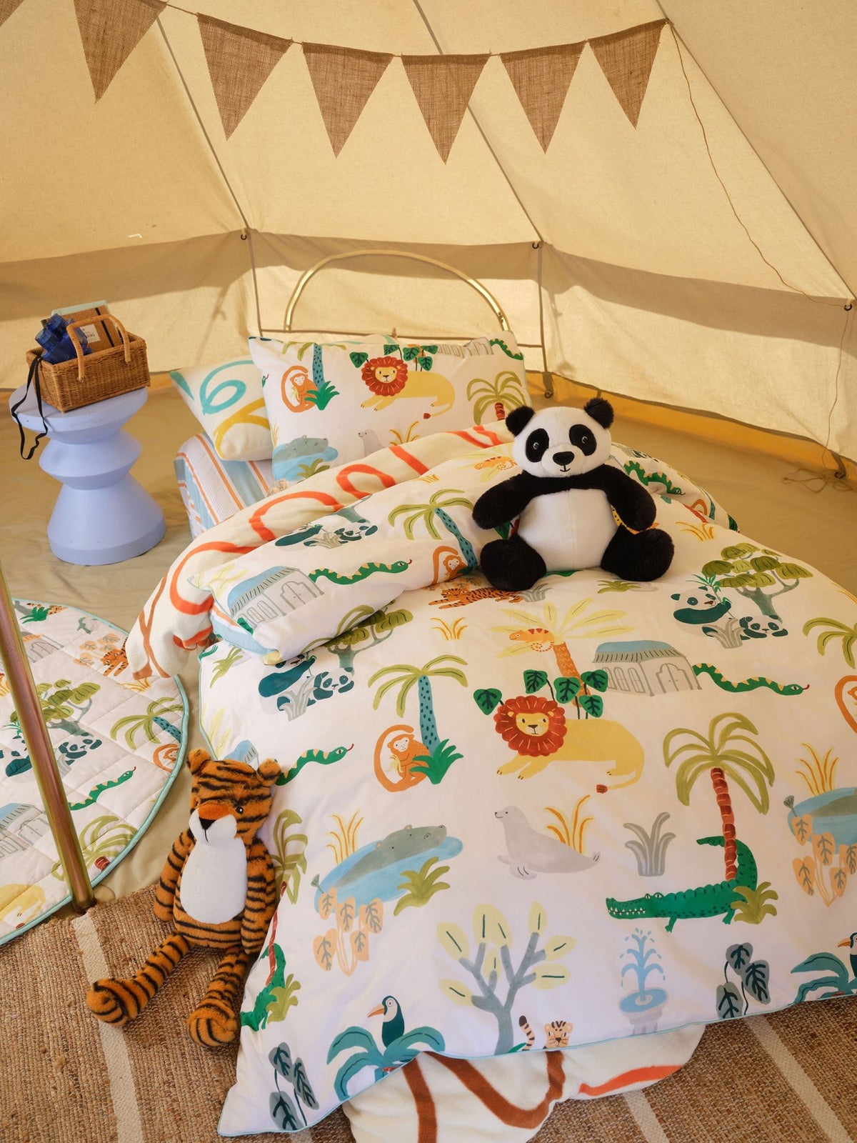 Cushion - Xander Panda Novelty Linen House - Black