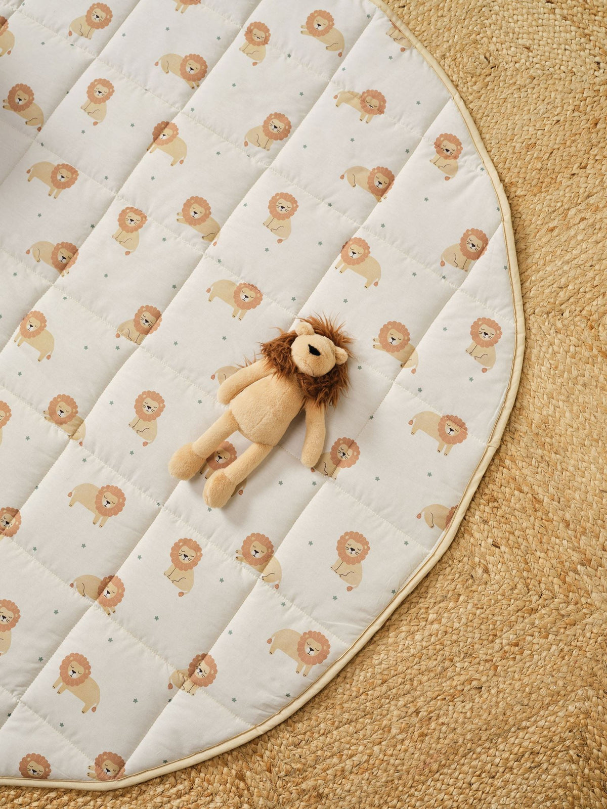 Cat Nap Play Mat Linen House - 120cm White