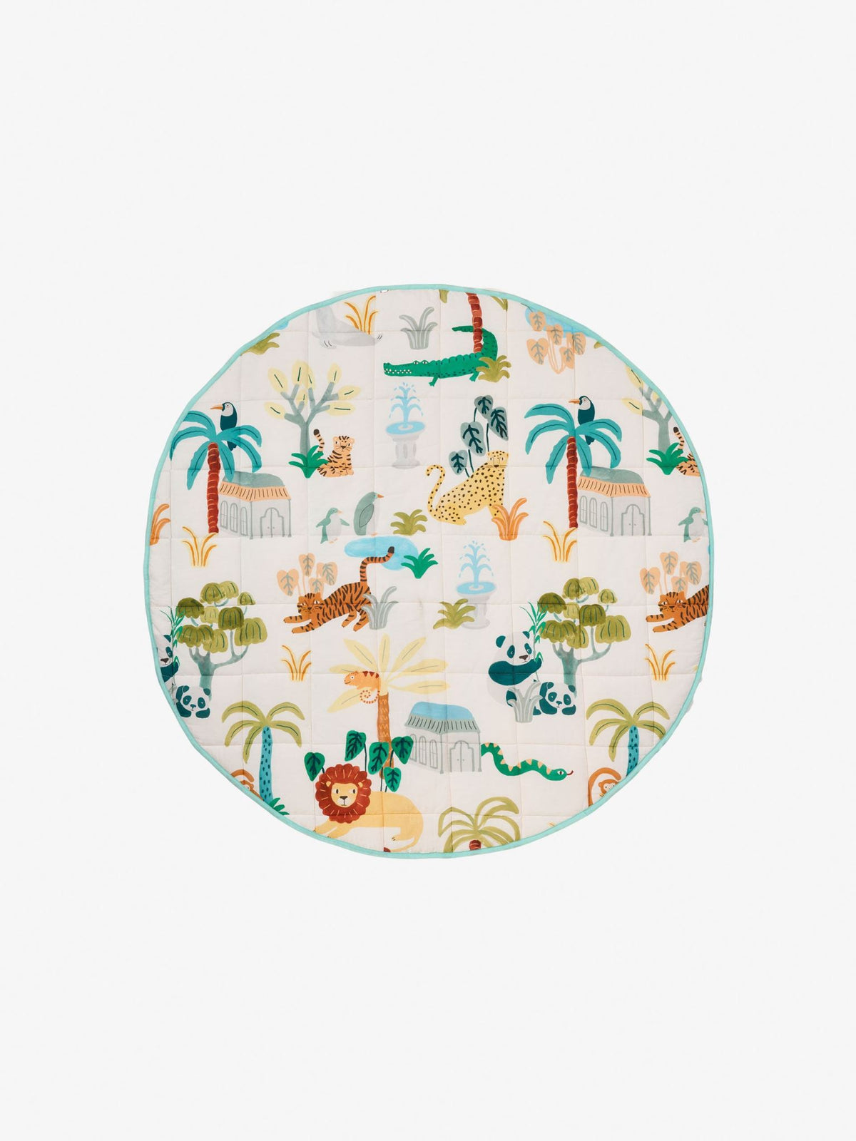 Creatures Great And Small Play Mat Linen House - 120cm Multi