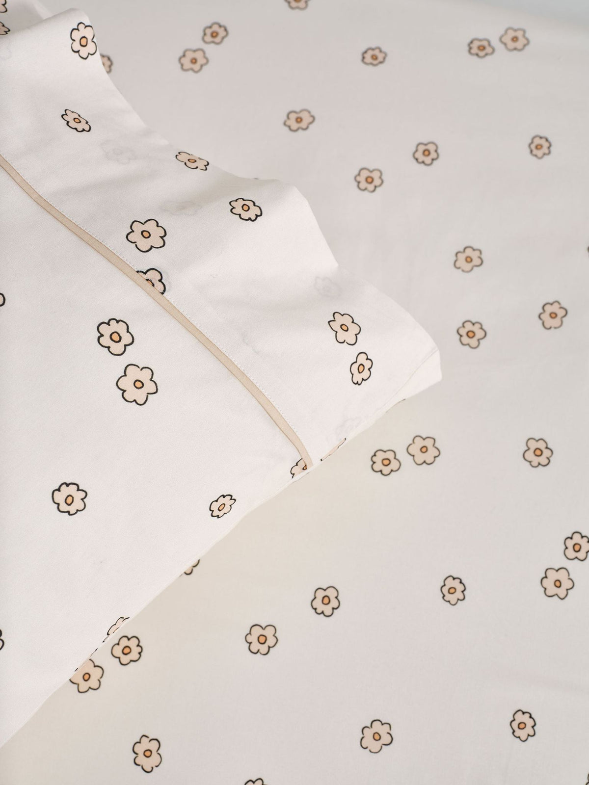 Fitted Sheet - & Pillowcase Set Flower Garden Linen House - Double Multi