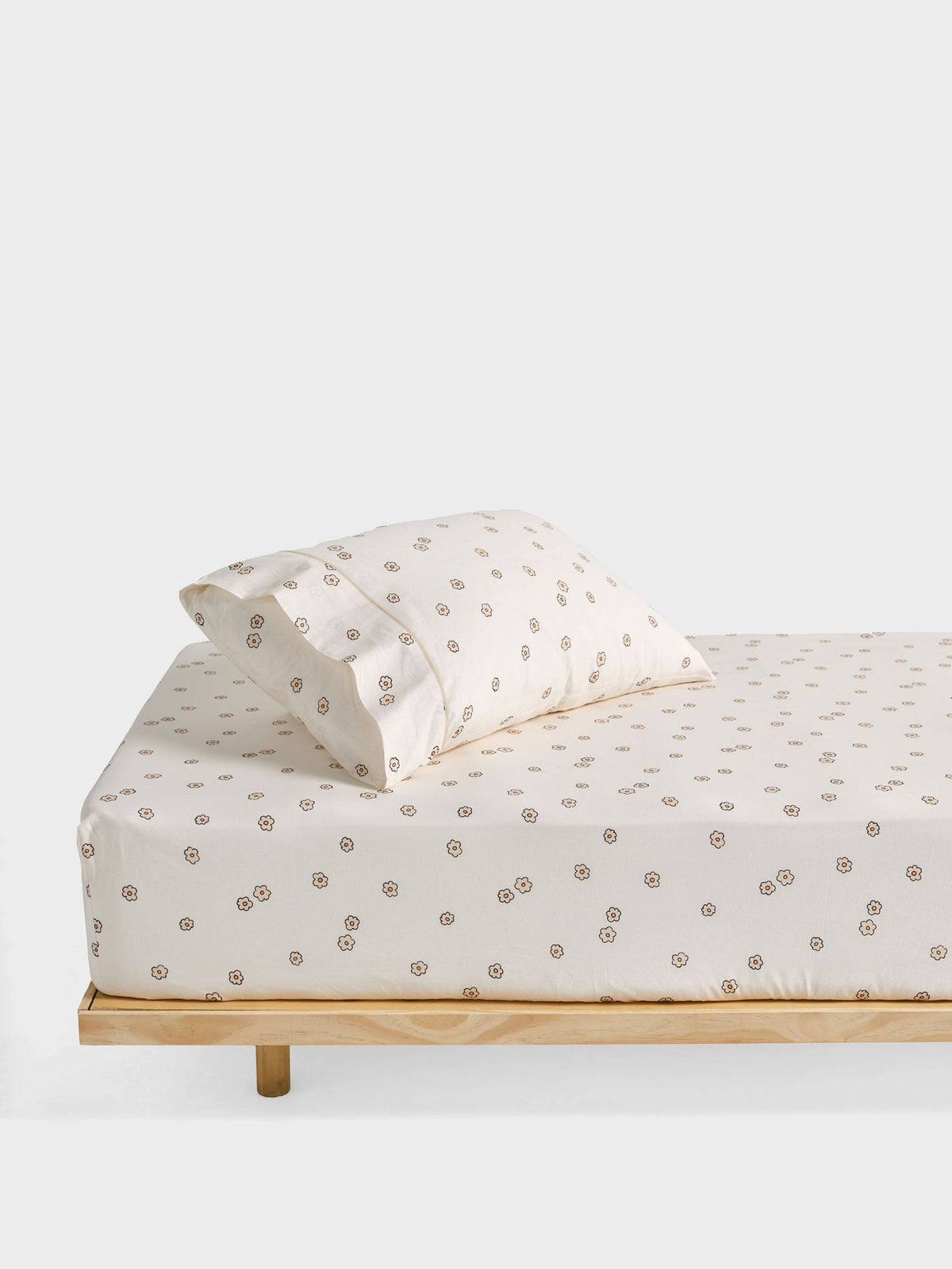Fitted Sheet - & Pillowcase Set Flower Garden Linen House - Double Multi