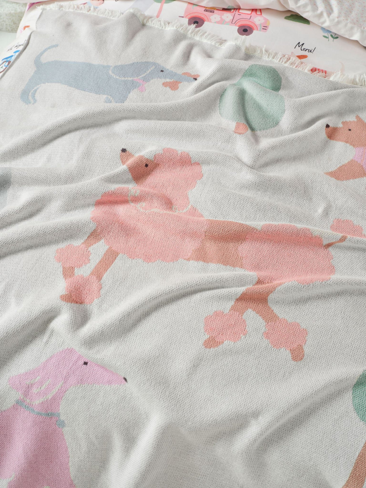 Blanket - Petite Paris Linen House - 120cm x 140cm Pink