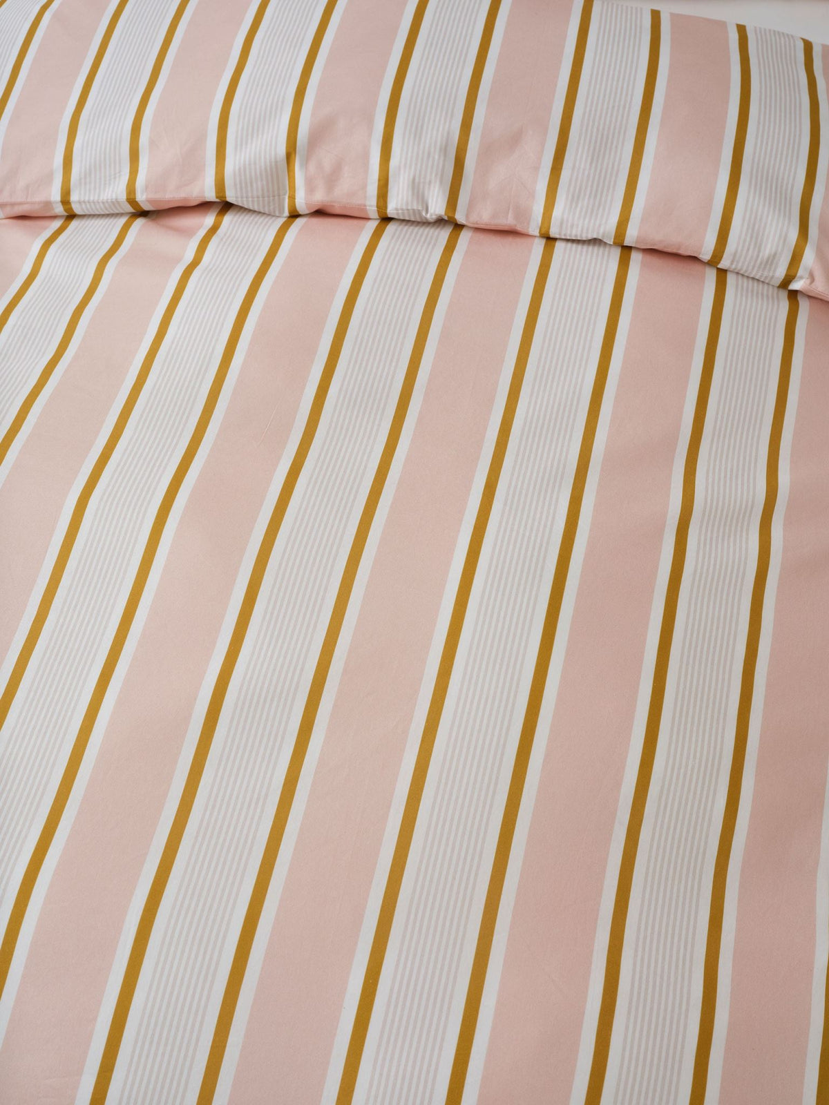 Quilt Cover Set - Sailor Stripe Linen House - Single Pink