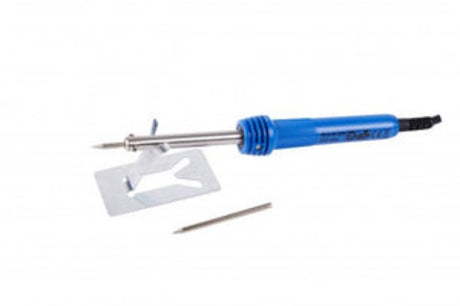 Soldering Iron 30w Hot Devil with stand and spare tip, ideal for precise soldering in electronics and crafts.