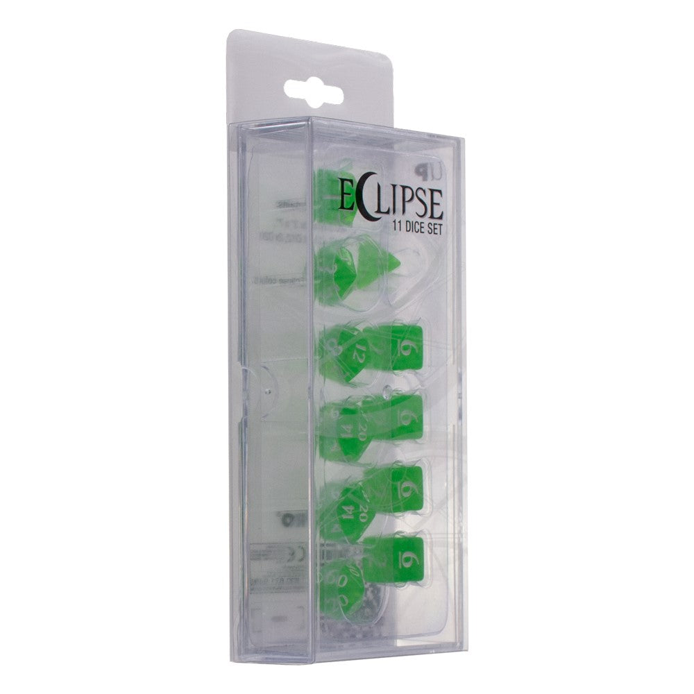 Ultra Pro: UP15566 Eclipse 11 Dice Set: Lime Green