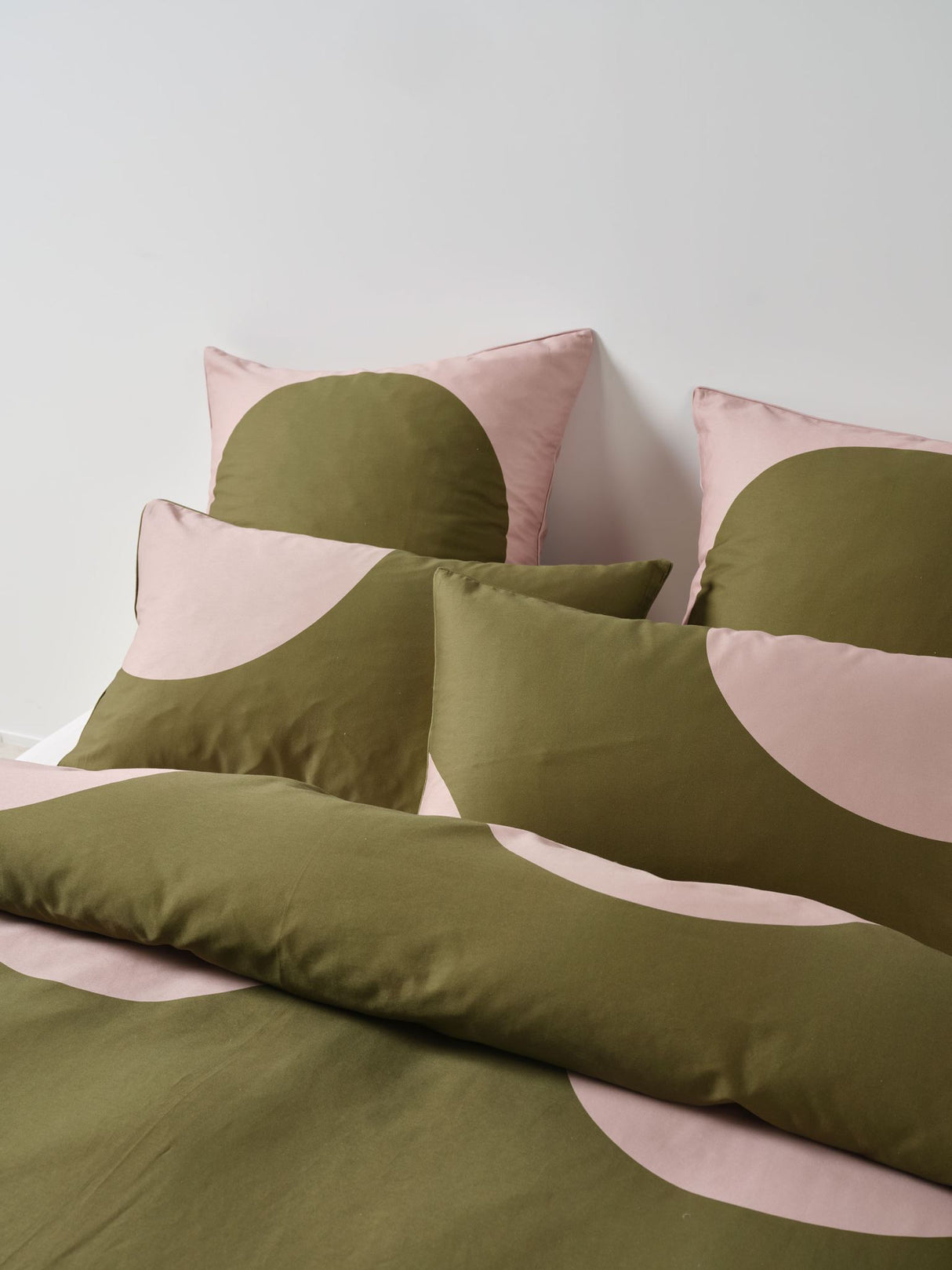 Pluto Duvet Cover Set by Linen House - Double (Olive)