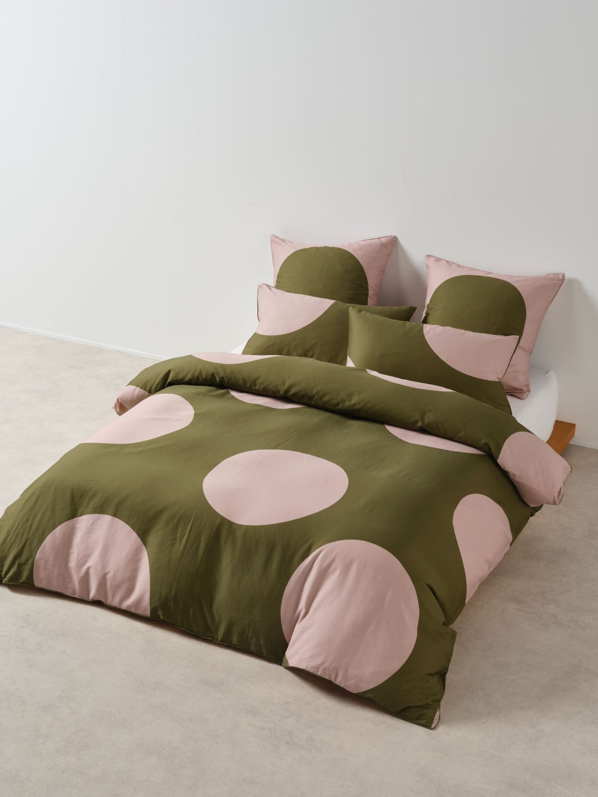Pluto Duvet Cover Set by Linen House - Double (Olive)
