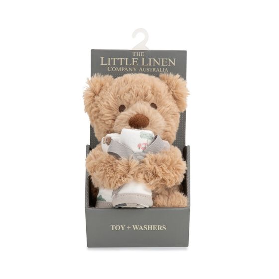 Little Linen Plush Toy & Washers - Willow Bear - Little Linen