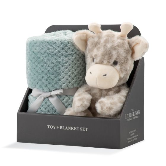Plush Toy & Blanket - Savannah Giraffe - Little Linen