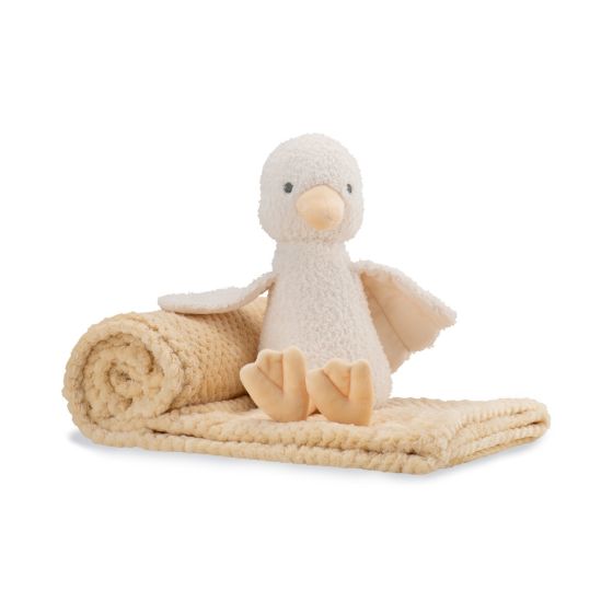 Plush Toy & Blanket - Fuzzy Duck - Little Linen