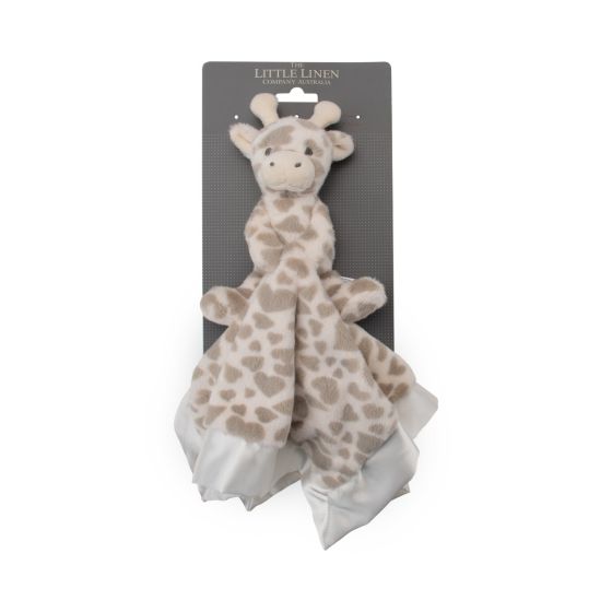 Little Linen Security Blanket - Savanna Giraffe - Little Linen
