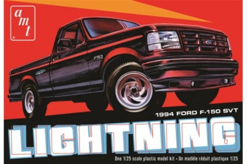 1/25 scale model of a 1994 Ford F150 Pickup Truck kit, ideal for creative model builders and automotive enthusiasts.