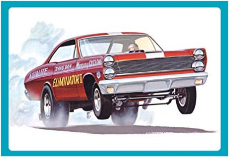 1/25 scale unassembled model kit of the 1967 Mercury Cyclone II, perfect for car enthusiasts and collectors.