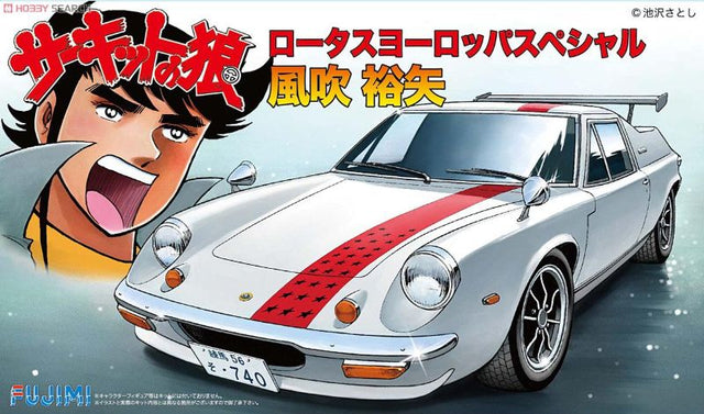 Fujimi 1/24 Lotus Europa Special kitset featuring detailed unassembled model of iconic sports car, perfect for hobbyists.