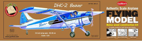 Balsa Glider Kit featuring 24-inch wingspan, authentic DHC-2 Beaver model for creative hands-on assembly and stable flights.