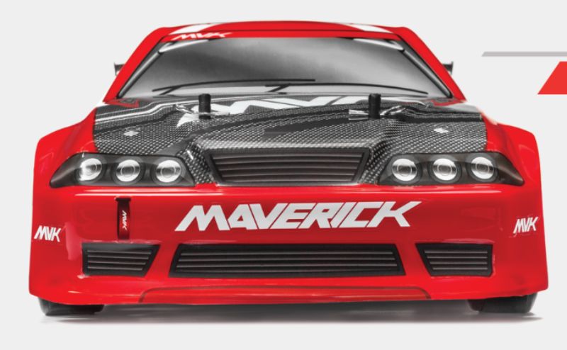 Maverick 1/10 BL Strada DC Drift RC car features a powerful brushless motor, waterproof ESC, and advanced suspension for optimal performance.