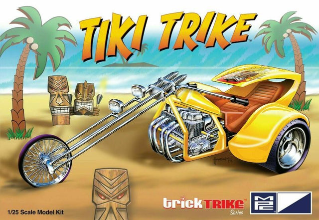 MPC 1/25 Tiki Trike Plastic Kitset for creative model building and customization, ideal for collectors aged 10 and up.