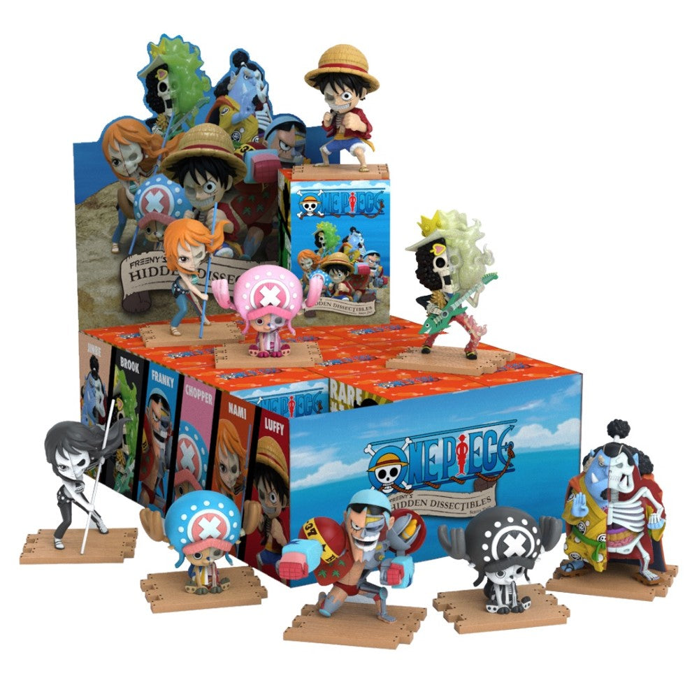Mighty Jaxx: Freeny's Hidden Dissectibles - One Piece (Series 2) Display