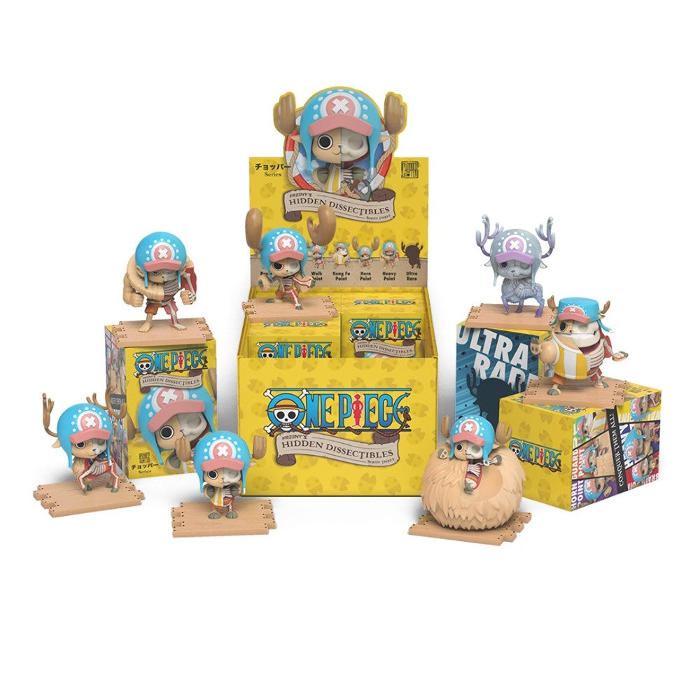 Mighty Jaxx: Freeny's Hidden Dissectibles - One Piece (Series 3) Display