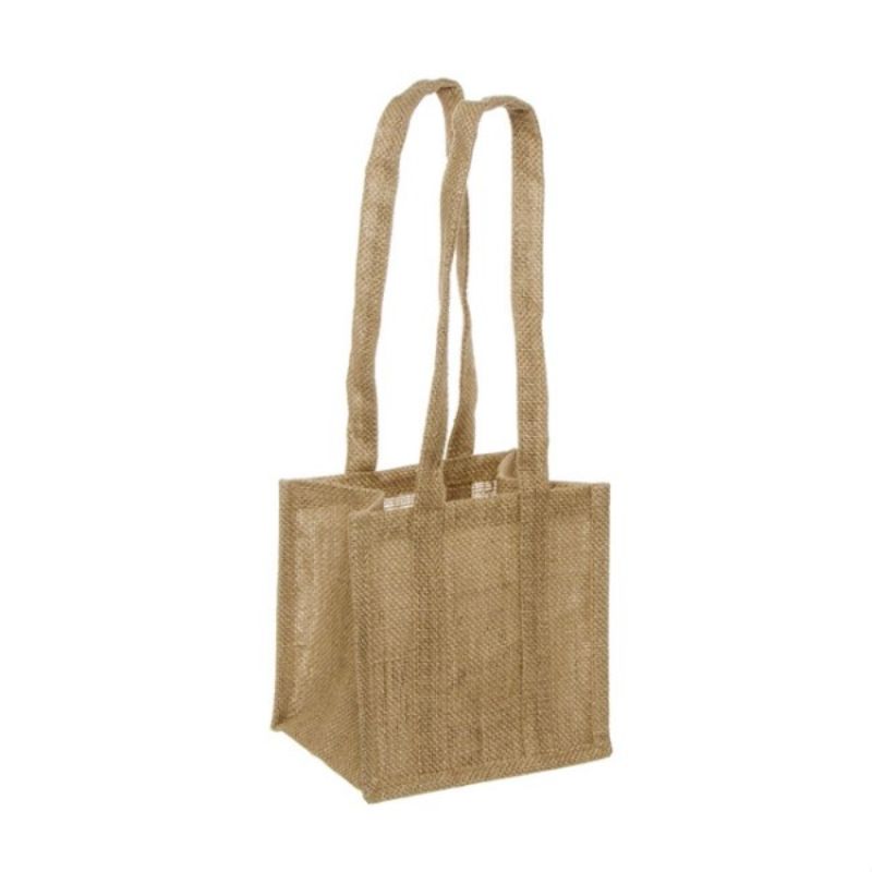 Bags - Natural Jute Posy Bag w Liner