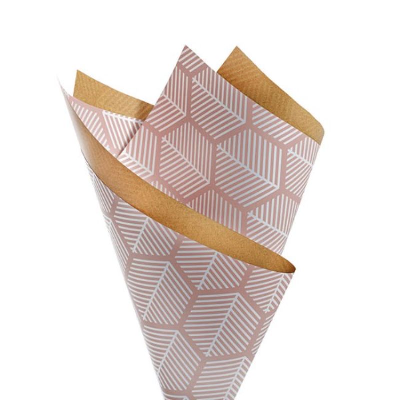 Wrapping - Cello Regal Geo Mauve 100sh