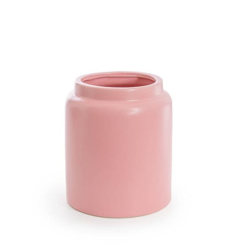 Ceramic Matte Soft Pink Vase