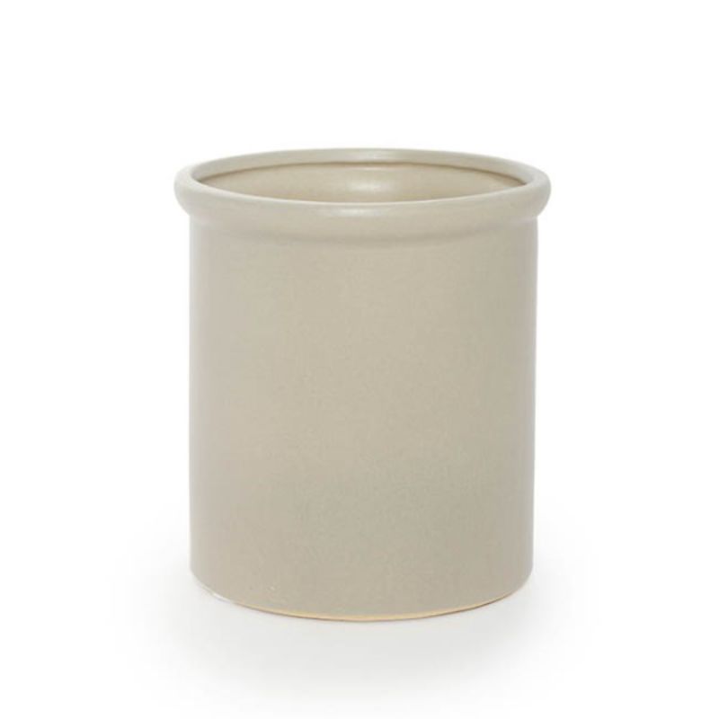 Ceramic Vase Satin Matte Grey